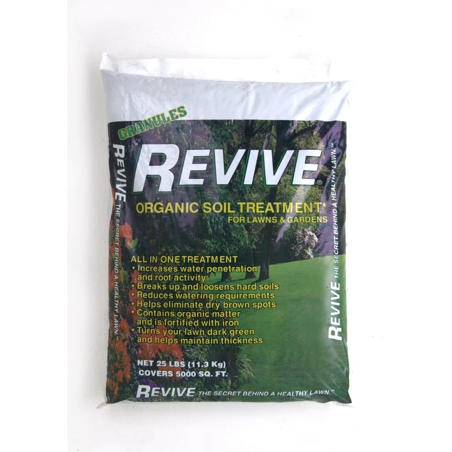 REVIVE Organic Soil Treatment Soil & Soil Amendments Granules 25-lb Improves Soil Structure 1 REVIVE Organic Soil Treatment Soil & Soil Amendments Granules 25-lb Improves Soil Structure