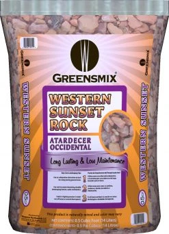 Greensmix Landscaping Rock 0.5-cu ft Western Sunset Garden Rock