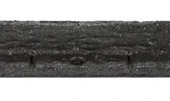 Rubberific 4-ft Black Rubber Landscape Edging Section