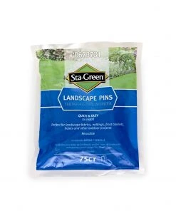 Sta-Green Landscape Fabric & Stakes 75-Pack 4-in Steel Landscape Fabric Pins