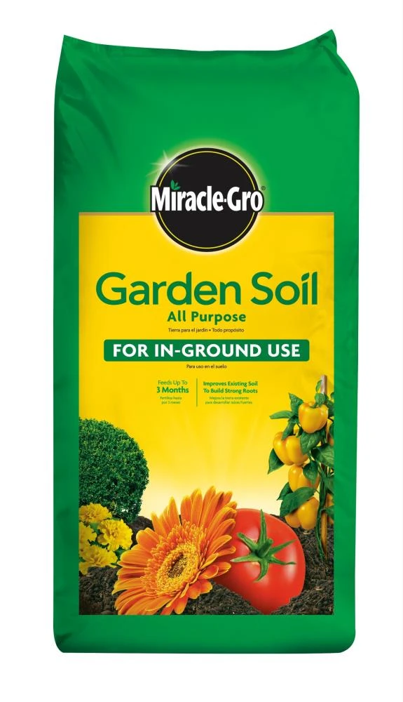 Miracle-Gro Soil & Soil Amendments All Purpose for In-Ground Use 2-cu ft Garden Soil 1 Miracle-Gro Soil & Soil Amendments All Purpose for In-Ground Use 2-cu ft Garden Soil