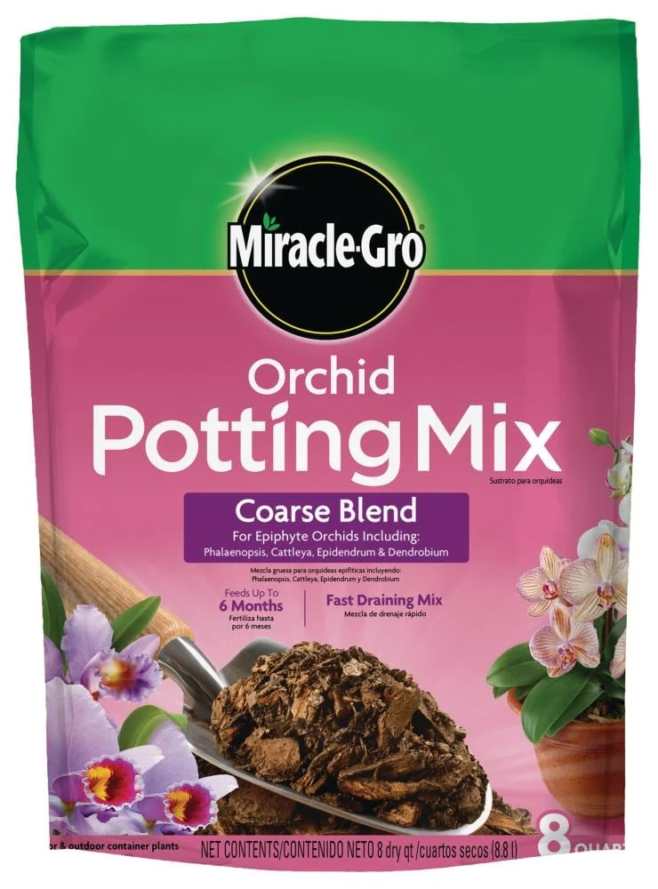 Miracle-Gro Soil & Soil Amendments Orchid 8-Quart Potting Soil Mix 1 Miracle-Gro Soil & Soil Amendments Orchid 8-Quart Potting Soil Mix