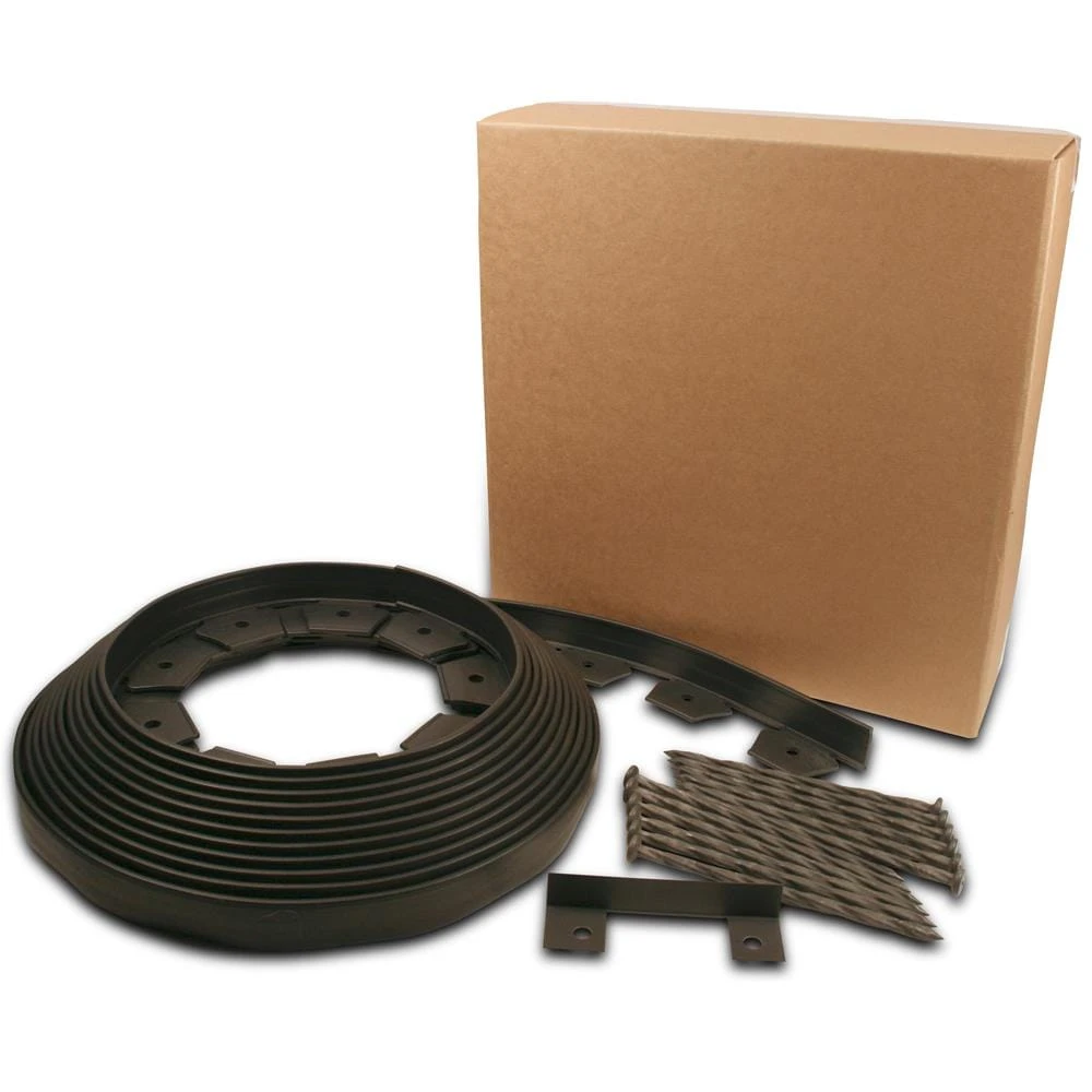 EasyFlex 40-ft Black Plastic Landscape Edging Roll 1 EasyFlex 40-ft Black Plastic Landscape Edging Roll