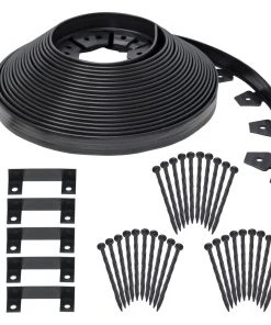 EasyFlex 100-ft Black Plastic Landscape Edging Roll