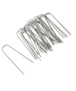 Sta-Green Landscape Fabric & Stakes 25-Pack 4-in Steel Landscape Fabric Pins -SoilCraft Shop 07862199
