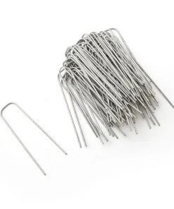 Sta-Green Landscape Fabric & Stakes 75-Pack 4-in Steel Landscape Fabric Pins -SoilCraft Shop 07862200