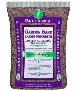 Greensmix Mulch 2-cu ft Natural Decorative Bark
