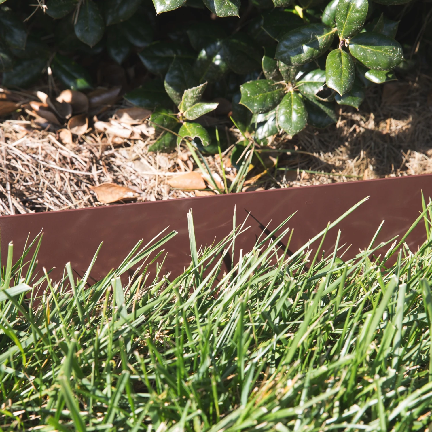 COL-MET 4-ft Brown Powder Coat Steel Landscape Edging Section 2 COL-MET 4-ft Brown Powder Coat Steel Landscape Edging Section - Image 2