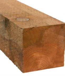 Severe Weather Edging 5.75-in x 5.75-in x 8-ft Pressure Treated Landscape Timber