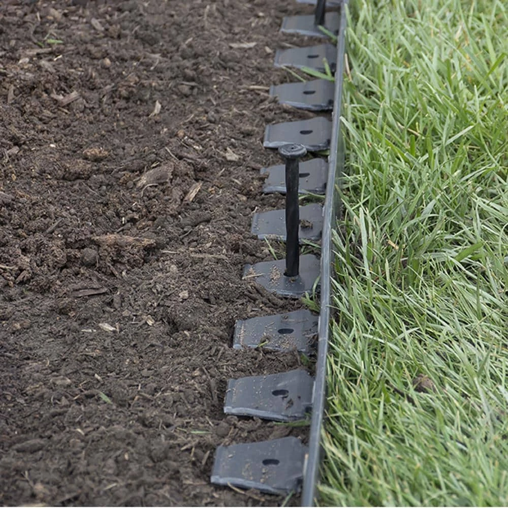 EasyFlex 40-ft Black Plastic Landscape Edging Roll 5 EasyFlex 40-ft Black Plastic Landscape Edging Roll - Image 5