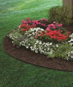 EasyFlex 100-ft Black Plastic Landscape Edging Roll -SoilCraft Shop 11270373