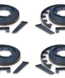 EasyFlex 120-ft Black Plastic Landscape Edging Roll