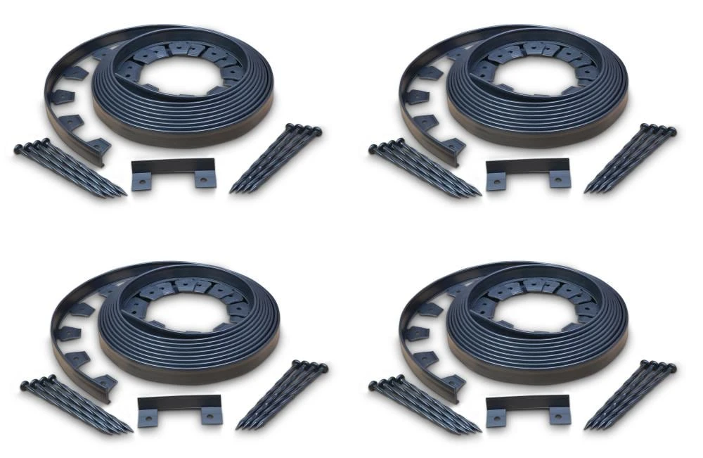 EasyFlex 120-ft Black Plastic Landscape Edging Roll 1 EasyFlex 120-ft Black Plastic Landscape Edging Roll