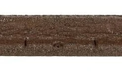 Rubberific 4-ft Brown Rubber Landscape Edging Section