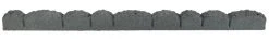 Rubberific 4-ft Gray Rubber Landscape Edging Section