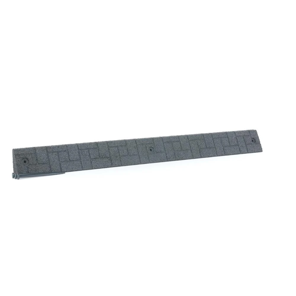Rubberific 4-ft Gray Rubber Landscape Edging Section 1 Rubberific 4-ft Gray Rubber Landscape Edging Section