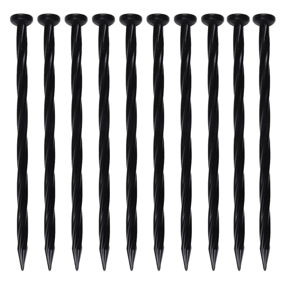 EasyFlex 10-Pack 8-in Black Plastic Edging Stake 1 EasyFlex 10-Pack 8-in Black Plastic Edging Stake