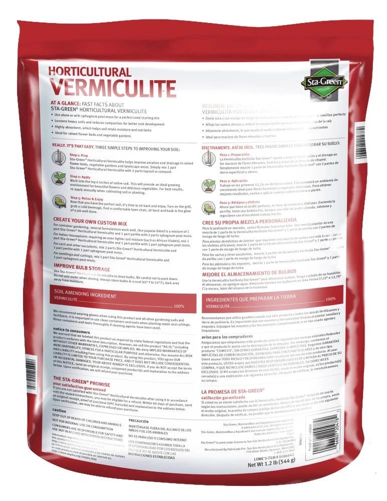 Sta-Green Soil Amendments Organic Vermiculite Improves Soil Structure 5 Sta-Green Soil Amendments Organic Vermiculite Improves Soil Structure - Image 5