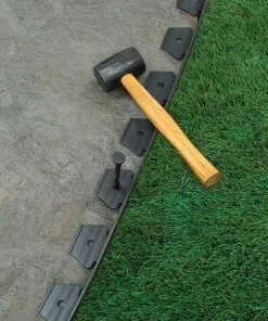 EasyFlex No-Dig 20-ft Black Plastic Landscape Edging Roll -SoilCraft Shop 15395892