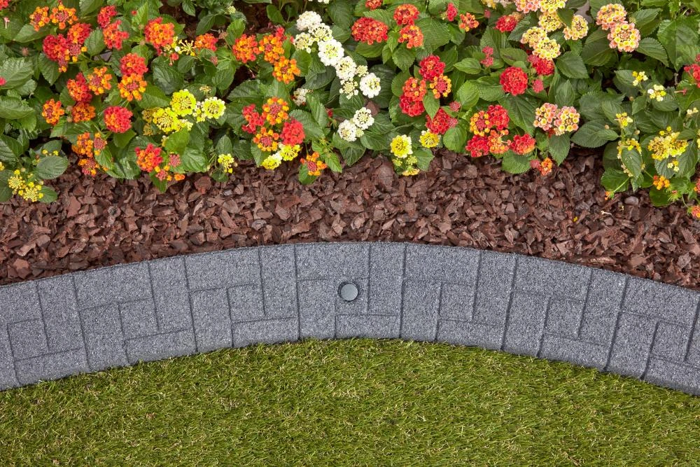 Rubberific 4-ft Gray Rubber Landscape Edging Section 6 Rubberific 4-ft Gray Rubber Landscape Edging Section - Image 6