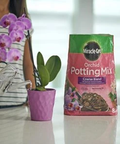 Miracle-Gro Soil & Soil Amendments Orchid 8-Quart Potting Soil Mix 15 Miracle-Gro Soil & Soil Amendments Orchid 8-Quart Potting Soil Mix -SoilCraft Shop 16804204