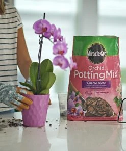 Miracle-Gro Soil & Soil Amendments Orchid 8-Quart Potting Soil Mix 14 Miracle-Gro Soil & Soil Amendments Orchid 8-Quart Potting Soil Mix -SoilCraft Shop 16804205