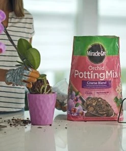 Miracle-Gro Soil & Soil Amendments Orchid 8-Quart Potting Soil Mix 13 Miracle-Gro Soil & Soil Amendments Orchid 8-Quart Potting Soil Mix -SoilCraft Shop 16804207