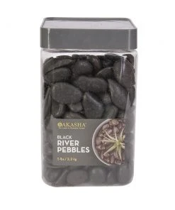 AKASHA Landscaping Rock 5-lb Black Indoor Decorative Rock