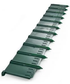Greenscapes 3-ft Green Plastic Landscape Edging Section -SoilCraft Shop 17707293
