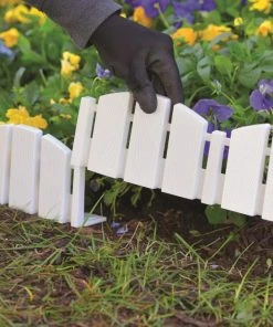 EasyFlex 8-Pack 10-ft White Plastic Landscape Edging Bundle 8 EasyFlex 8-Pack 10-ft White Plastic Landscape Edging Bundle -SoilCraft Shop 40457091