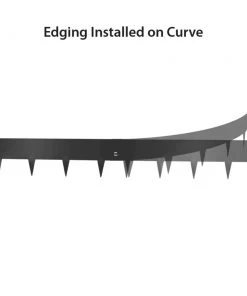 IRONRIDGE 5-Pack Black Landscape edging section 10 IRONRIDGE 5-Pack Black Landscape edging section -SoilCraft Shop 42352153