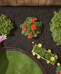 Rubberific Rubberific premium shredded rubber mulch 0.8-cu ft Dark Brown Rubber Mulch -SoilCraft Shop 42357505 scaled