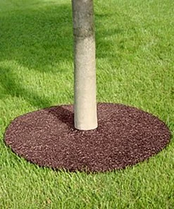 Rubberific Mulch Red Recycled Rubber Rubber 24-in Tree Ring -SoilCraft Shop 42542538