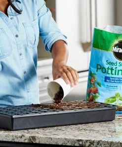 Miracle-Gro Soil & Soil Amendments Seed Starting Potting Mix 2-Pack 8-Quart Potting Soil Mix 7 Miracle-Gro Soil & Soil Amendments Seed Starting Potting Mix 2-Pack 8-Quart Potting Soil Mix -SoilCraft Shop 44003951
