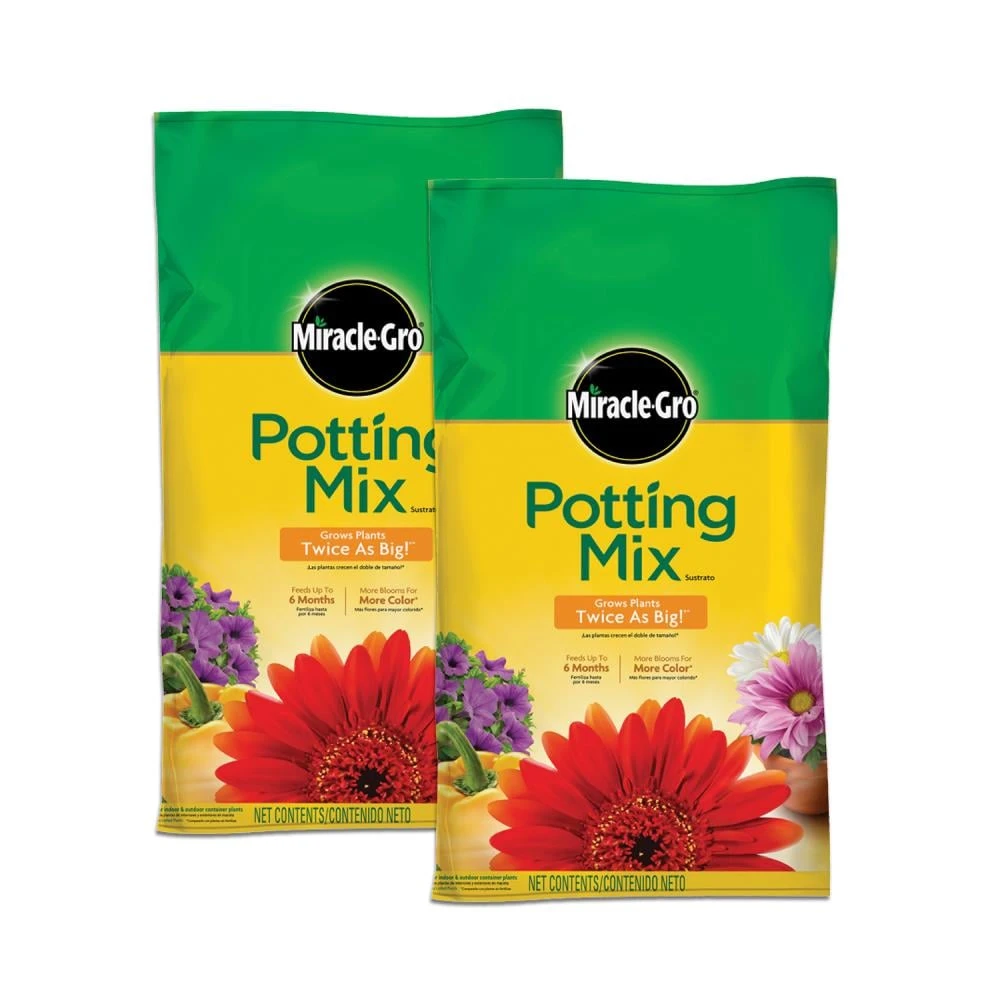 Miracle-Gro Soil & Soil Amendments Potting Mix Bundle 16-Quart Potting Soil Mix 1 Miracle-Gro Soil & Soil Amendments Potting Mix Bundle 16-Quart Potting Soil Mix