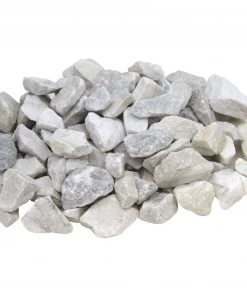 Beach Pebble Company Landscaping Rock Decorative stone chip 30-lb White Decorative Rock