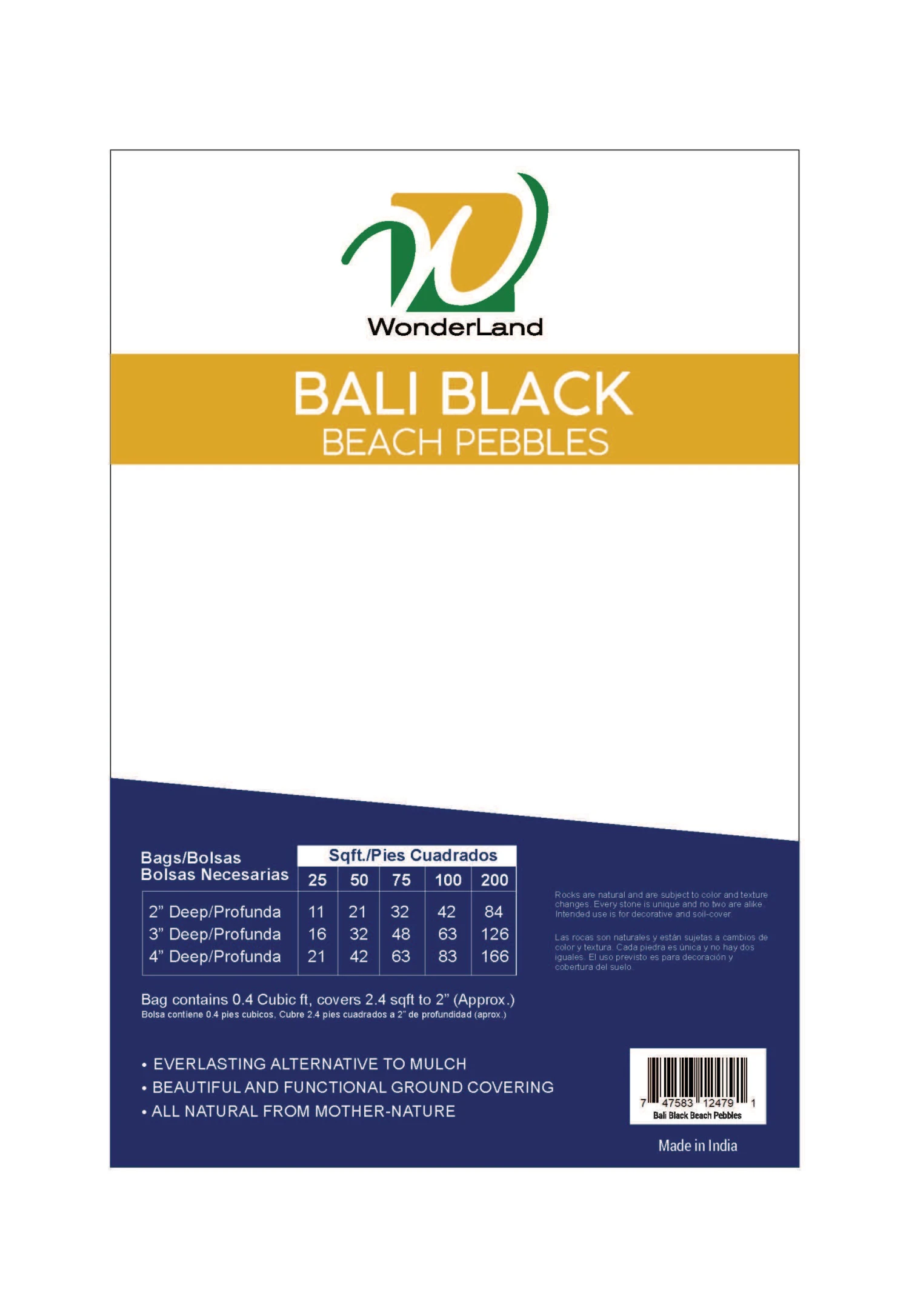 WonderLand Landscaping Rock 0.4-cu ft Black Decorative Rock 7 WonderLand Landscaping Rock 0.4-cu ft Black Decorative Rock - Image 7